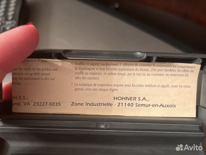 Губная гармошка hohner