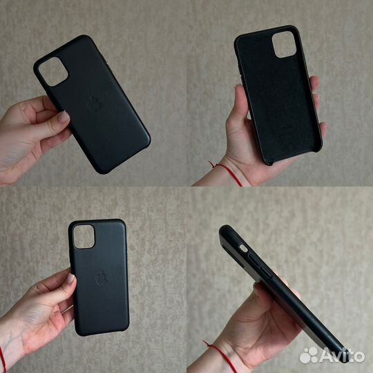 Оригинальный чехол кожаный на iPhone 11 pro max