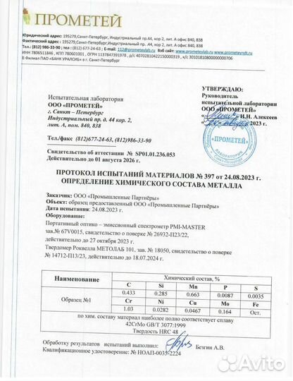 Пуансон для плющения HTP 1249 28 H195 R0,6