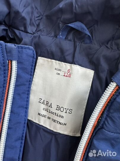 Ветровка утепленная 116 размер Zara boy