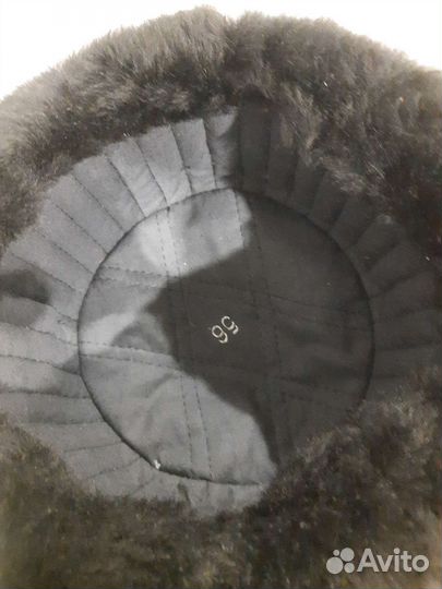 Шапка ушанка мужская новая овчина 56 р
