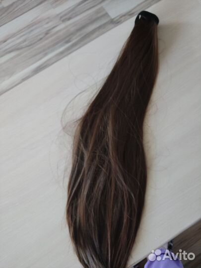 Накладной хвост на резинке новый шиньон