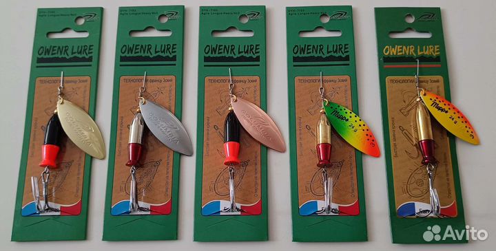 Набор вращающихся блесен Columbia Heavy 22/25 гр