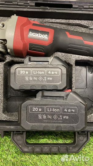 Аккумуляторная ушм Boxbot 20В, диск 125 мм, 6000