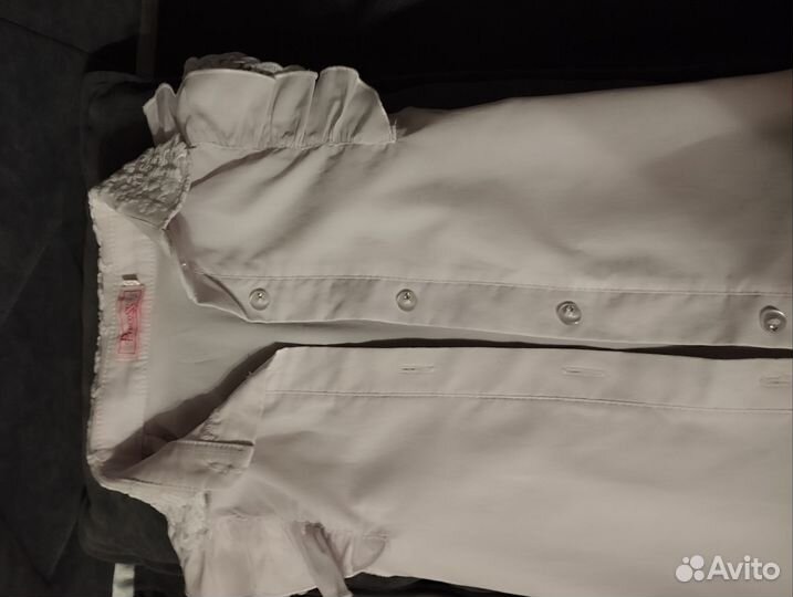 Блузки белые для девочки