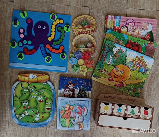 Развивающие игры, пазлы