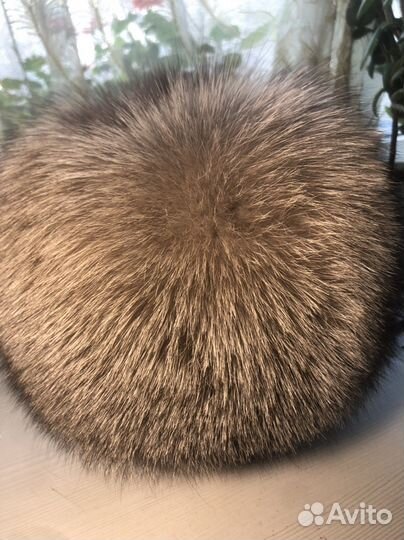 Шапка из чернобурки женская