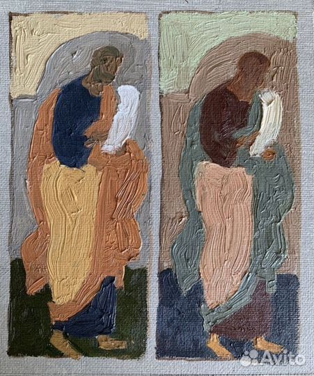 Картина маслом этюд