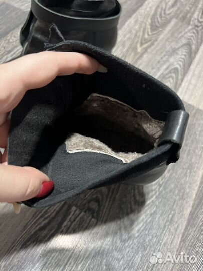 Ботильоны натуральная кожа зима