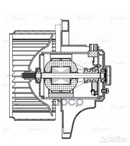 Вентилятор радиатора LFh 08E3 luzar