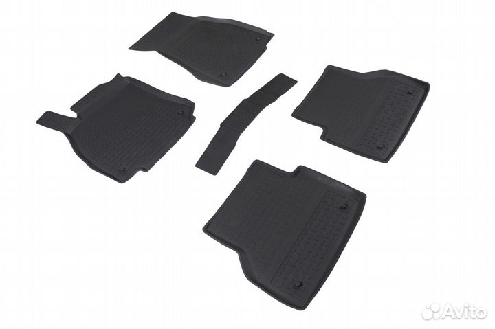 Коврики салона резиновые Toyota Highlander 3 XU50