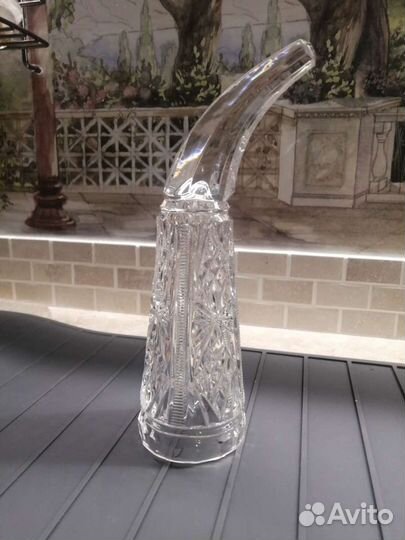 Хрустальный рог-бокал