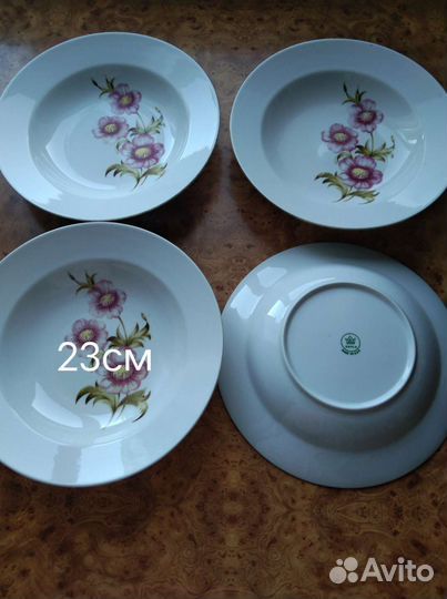 Набор суповых тарелок ГДР, времён СССР