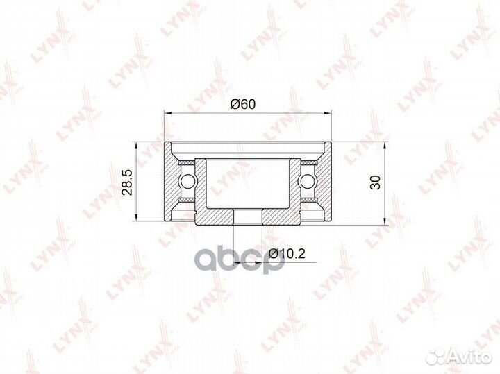 Ролик ремня грм hyundai sonata EF 04/elantra/T