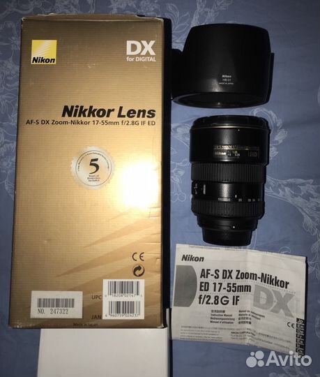 Nikon Nikkor 17-55mm 1:2.8 G ED