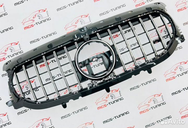 Решетка Mercedes GLA H247 GT Chrome не AMG пакет