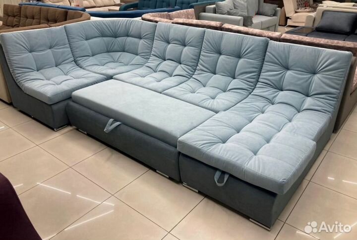 Диван угловой буквой П