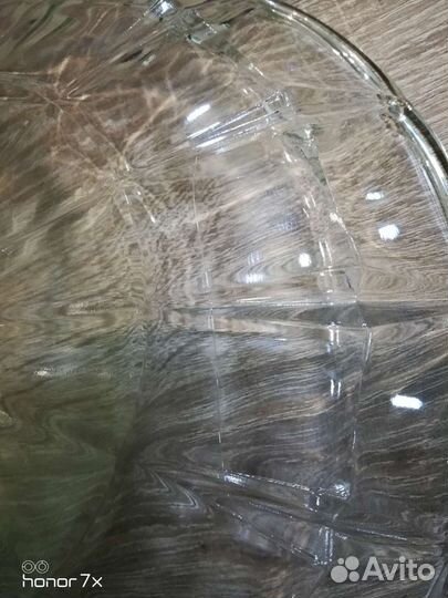 Ваза для фруктов на ножке СССР дхз