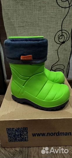 Сапоги эва нордман салатовые