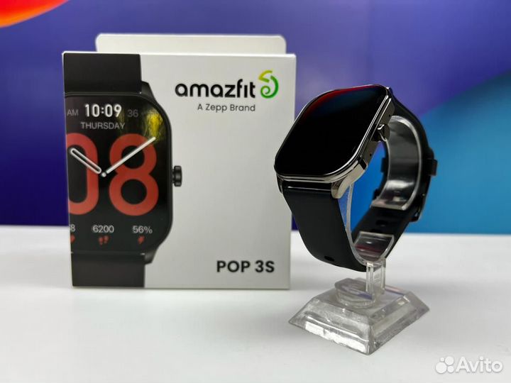 Смарт часы Xiaomi Amazfit Pop 3S Black