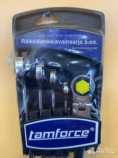 Набор трещоточных ключей Tamforce