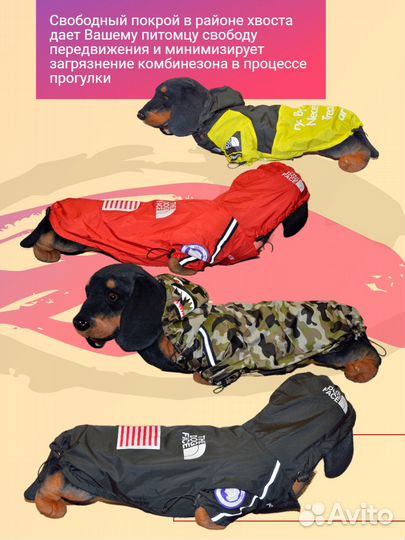 Комбинезоны (костюмы) для собак