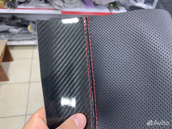 Оплётка на руль + Муляж руля Приора 2, Гранта фл