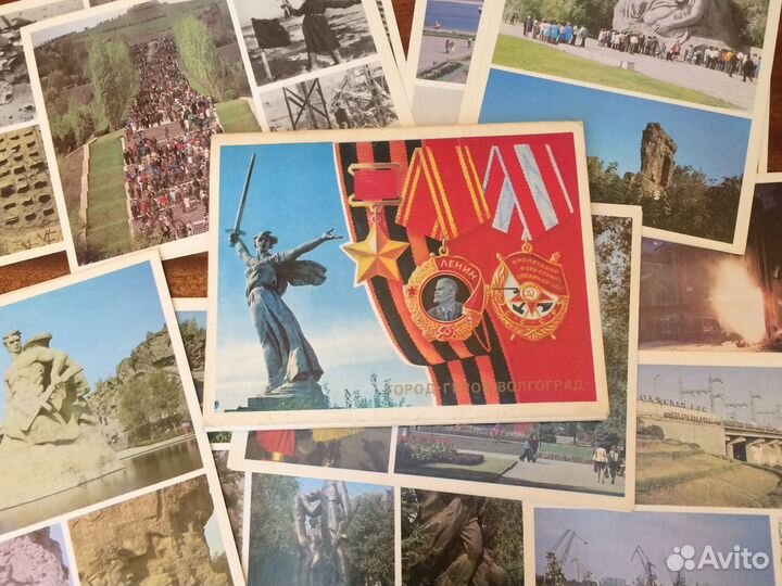 Открытки и книги о Волгограде
