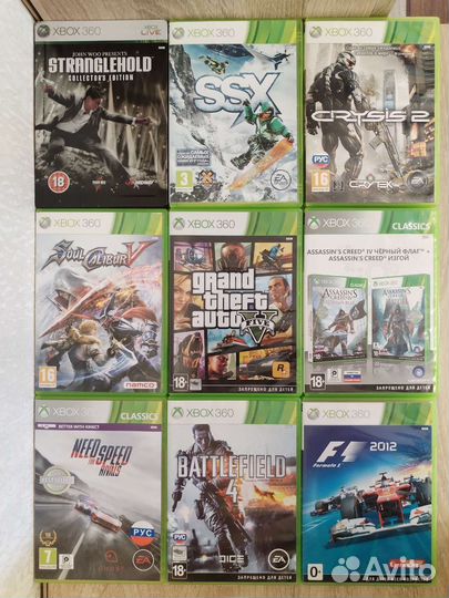 Игры для xbox 360 Лицензия