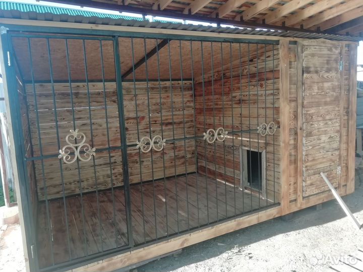 Вольеры и будки для собак