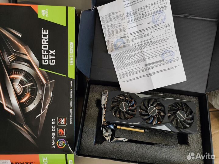 Видеокарта Nvidia GeForce GTX 1660 Super 6Gb