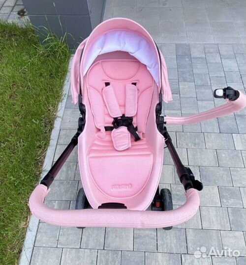 Коляска 2в1 Новая кожа (разные цвета)