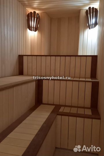 Баня сауна с бассейном