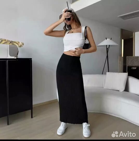 Юбка длинная