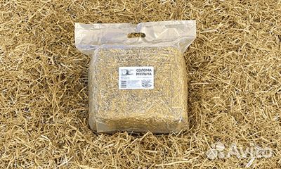 Солома для мульчирования
