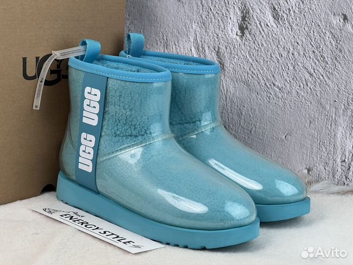 Сапоги резиновые ugg сlassic сlear 40