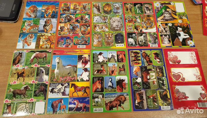 Наклейки с животными