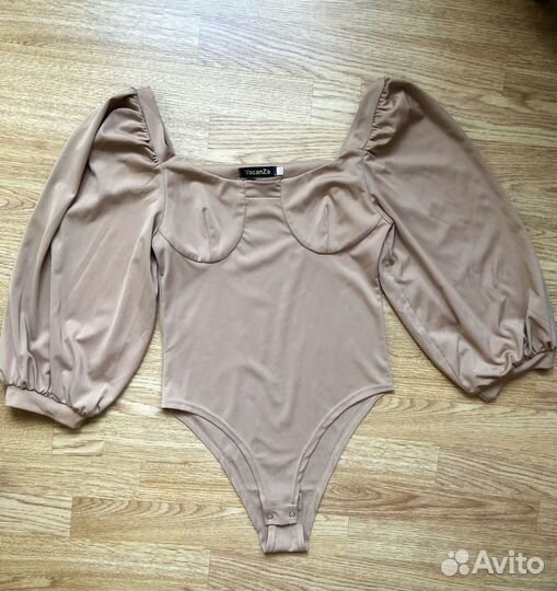 Боди бежевый корсет блузка