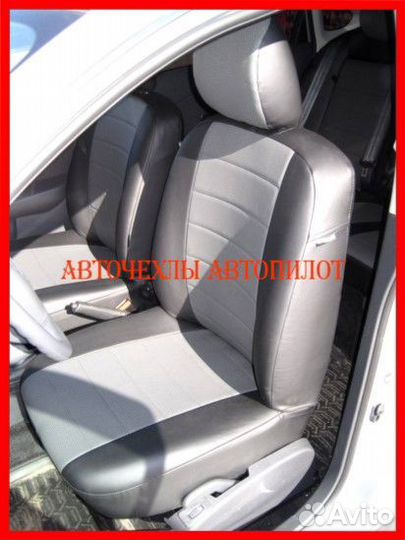 Чехлы Автопилот Nissan Almera n16 из экокожи