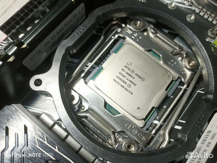 Комплект Мать + проц E5-2680v4 + озу 16Гб