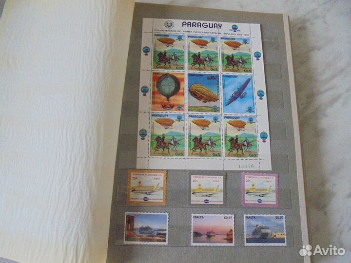 Марки отечественные и зарубежные в альбоме