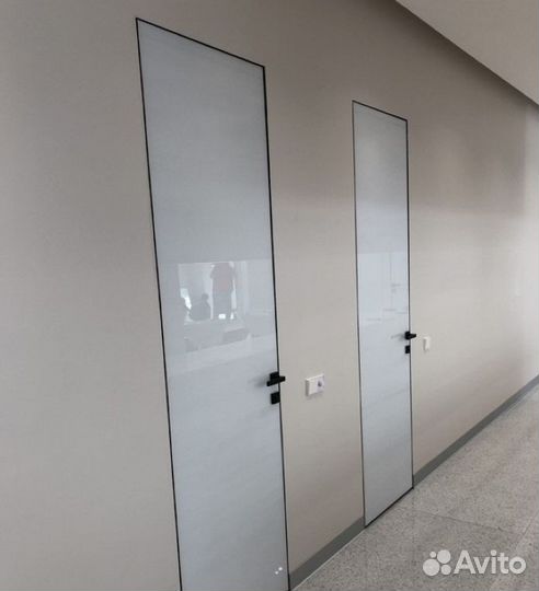 Межкомнатные двери скрытого монтажа эмаль