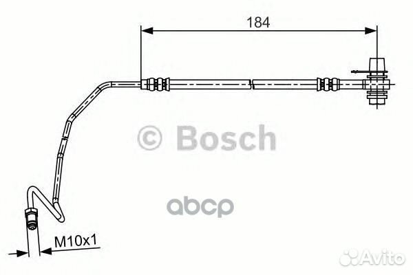 1 987 481 534 Шланг тормозной audi A6/skoda SUP