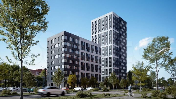 Квартира-студия, 28,1 м², 9/19 эт.