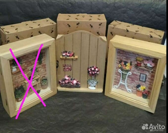 Ключницы в коробке новые