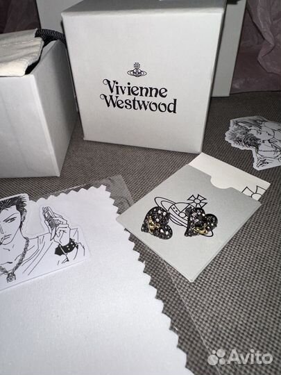 Серьги гвоздики Vivienne Westwood