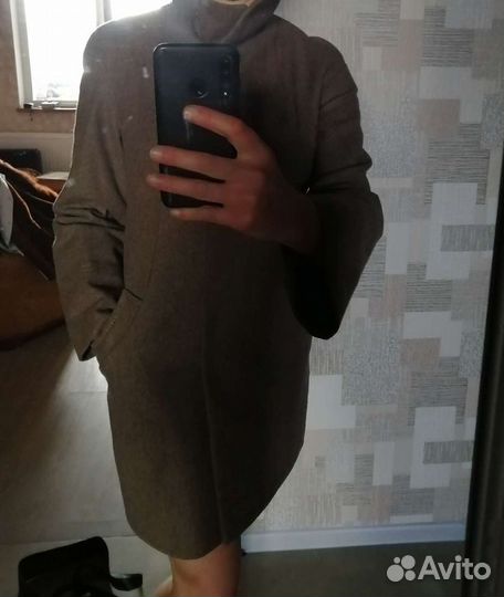 Пальто женское демисезонное 46