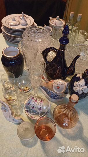 Фарфор, хрусталь, стекло времён СССР