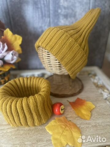 Детская шапка и снуд