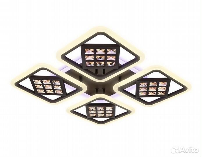 Люстра потолочная светодиодная с пультом